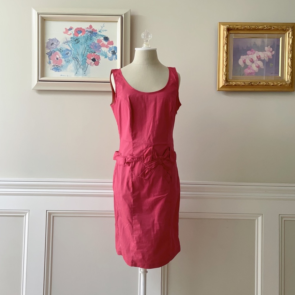 Moschino Size 8 Pink Shift Dress